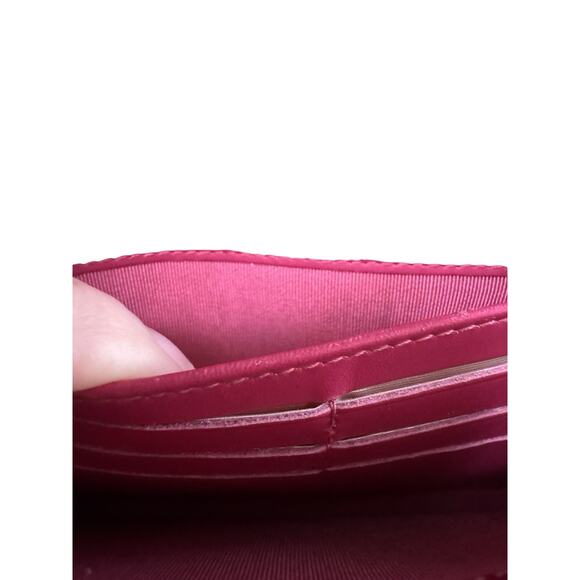 Chanel Pink Patent Quilted Long Flap Wallet 19 Series Authentic Made in Spain - Picture 7 of 10